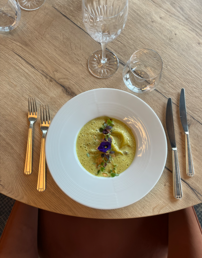 Dish of bistronomic restaurant - Le Palace de Menthon - 5 star property - Annecy - Haute Savoie