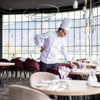 Restaurant du Palace Bord du Lac Annecy · Palace de Menthon · Haute-Savoie 